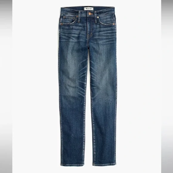 Madewell Slim Straight Jeans in Hammond Wash - Picture 4 of 6